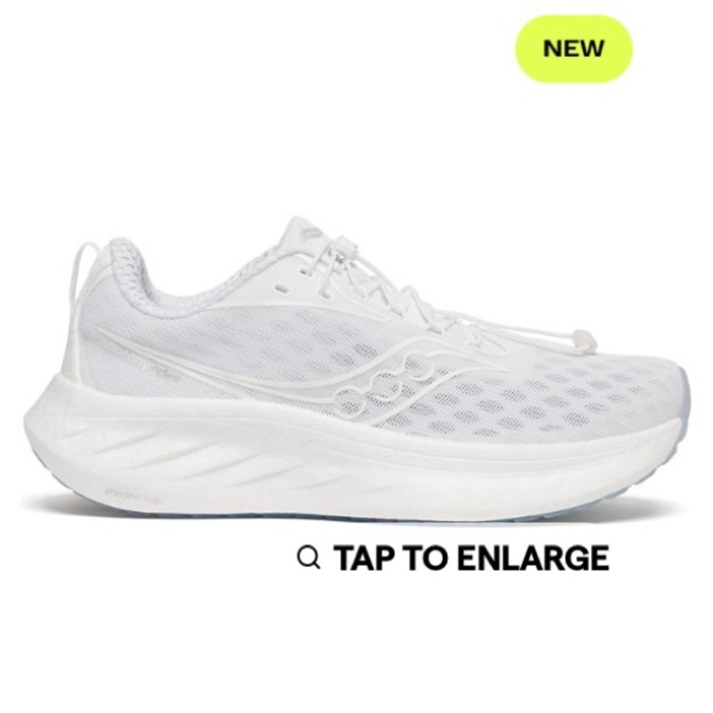 Saucony Ride 18 - Summer White Size 7